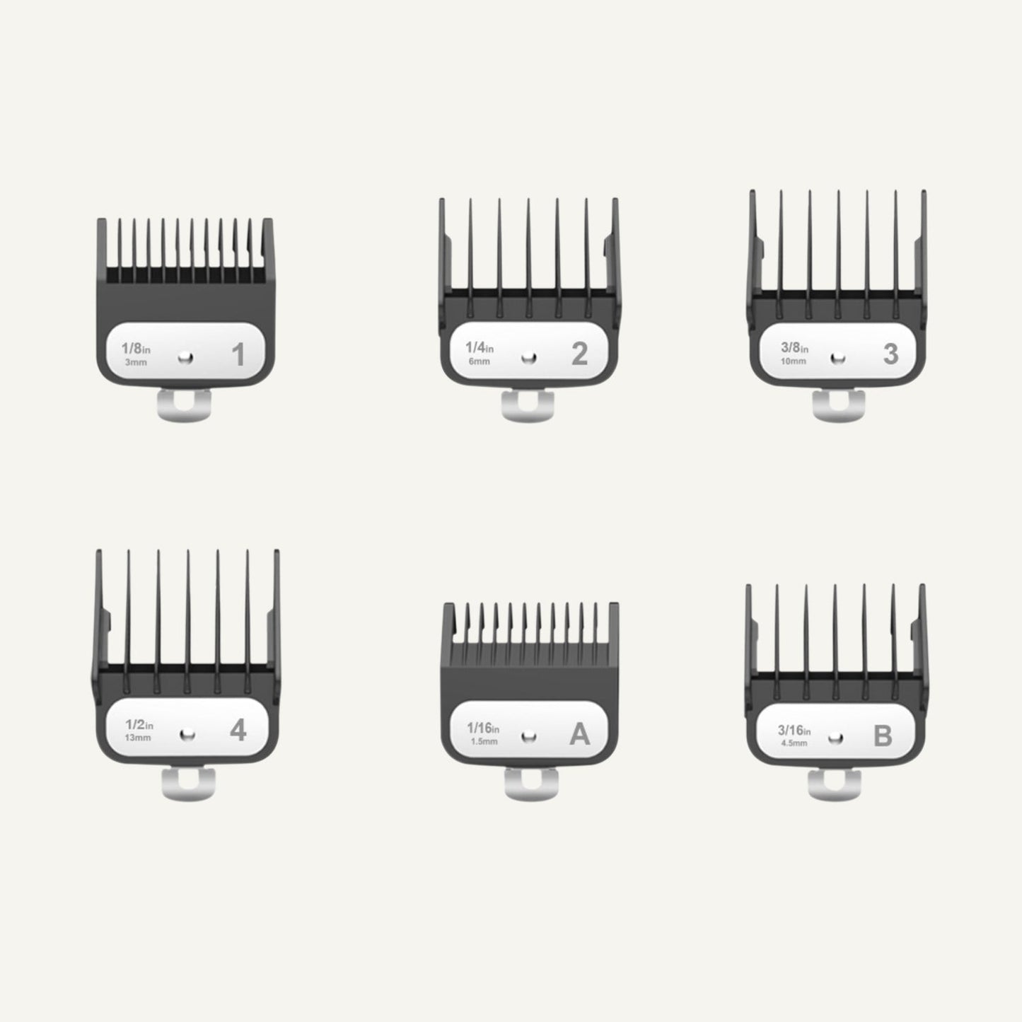 SUPRENT Hair Clipper Guard Comb Set (HC596/HC595/HC295/HC355/HC356/HC715/HC226/HC236/HC735)