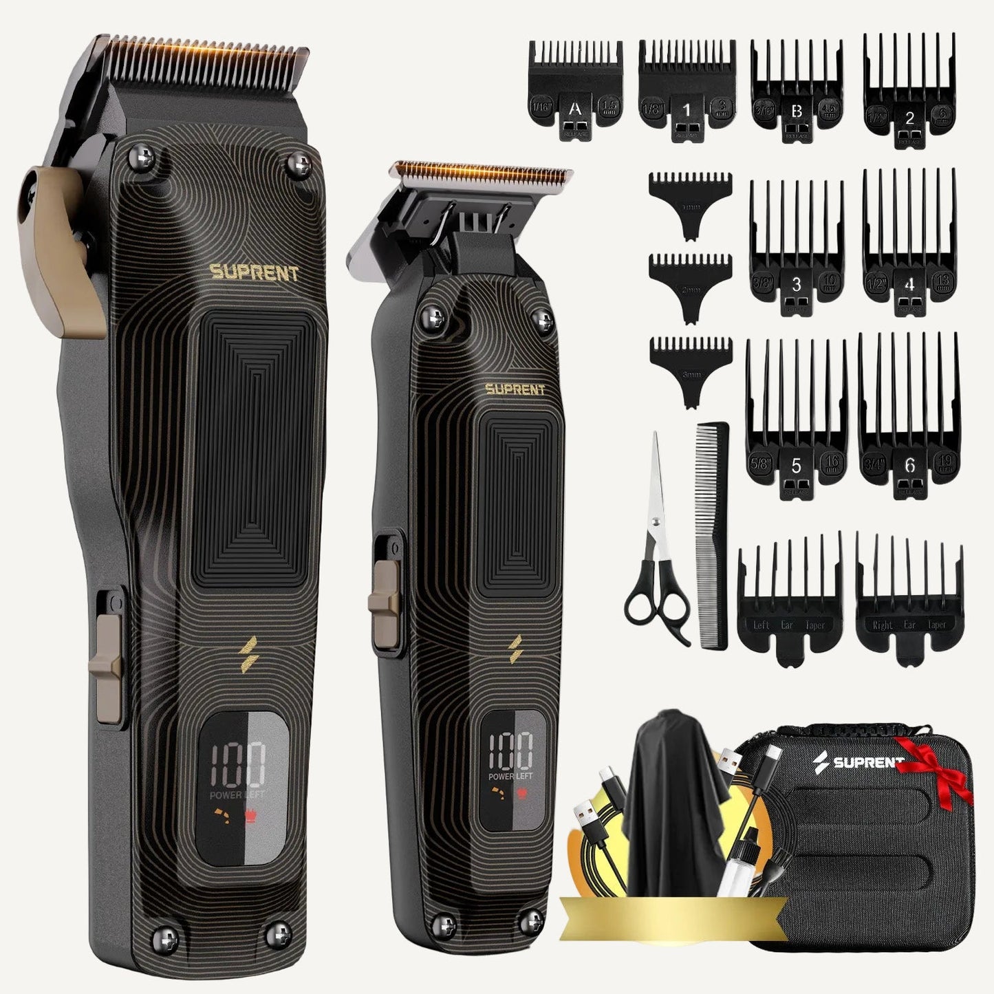 SUPRENT Vintage Clipper Trimmer Combo HC316BX