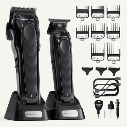 Hair clipper and trimmer for thick hair barber shop use