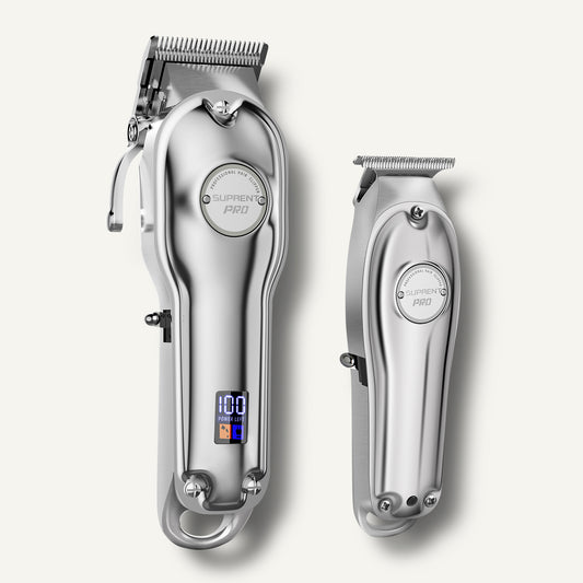 THE SILVER KNIGHT Professional Hair Clipper Kit HC596SX