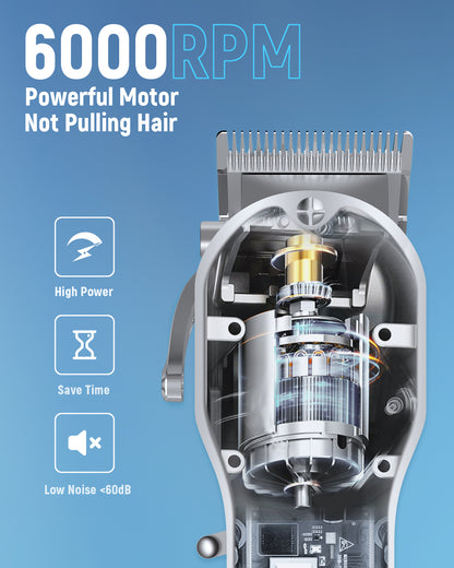 SUPRENT® TOP 1- Tondeuse à cheveux tout métal Pro Tondeuse à contour en T, HC596SX