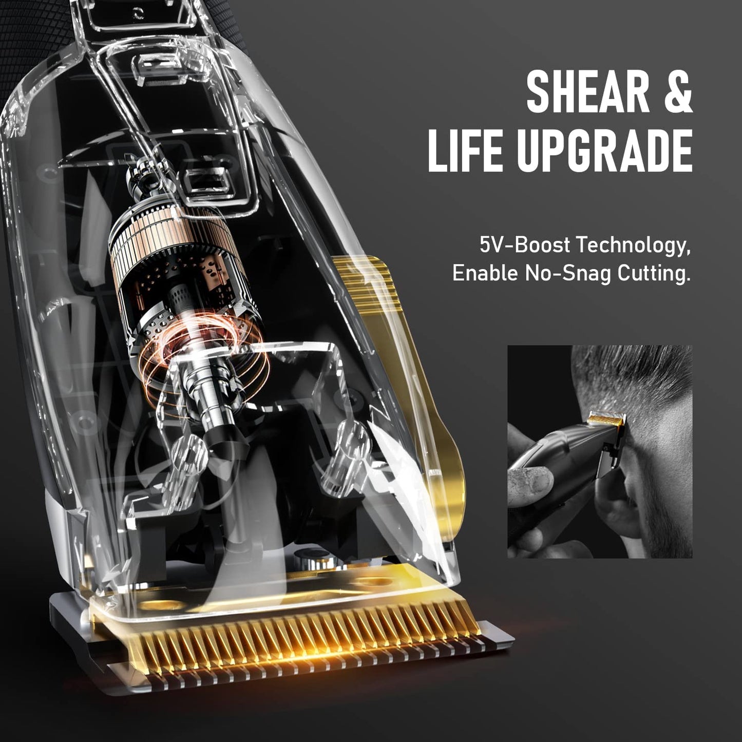 ZEUS Professional Hair Clippers Combo HC735BX