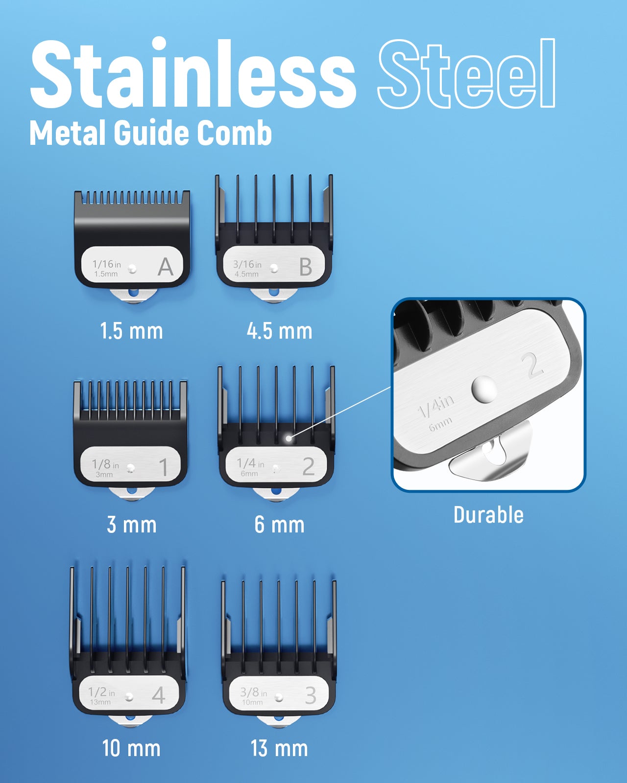 THE SILVER KNIGHT Professional Hair Clipper Kit HC596SX